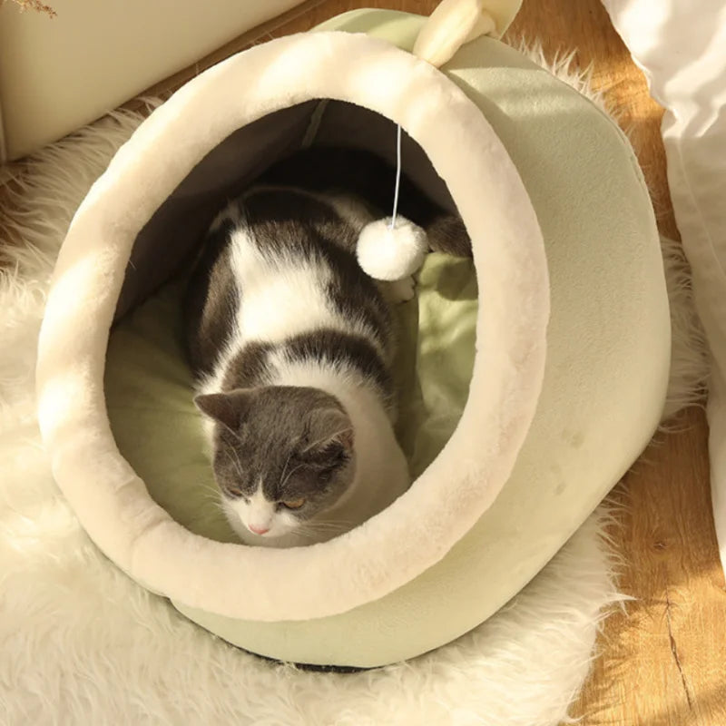 Bed Cat House Condo for Indoor or Outdoor Cat Tent