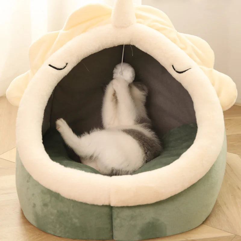 Bed Cat House Condo for Indoor or Outdoor Cat Tent