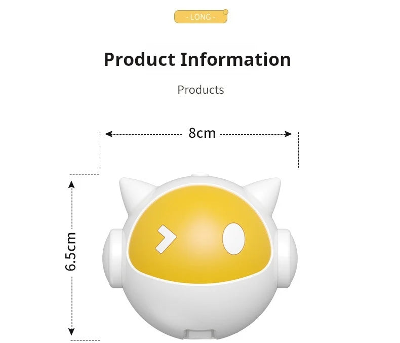 Electric Cat Toy Ball Automatic Lifting Spring Rod