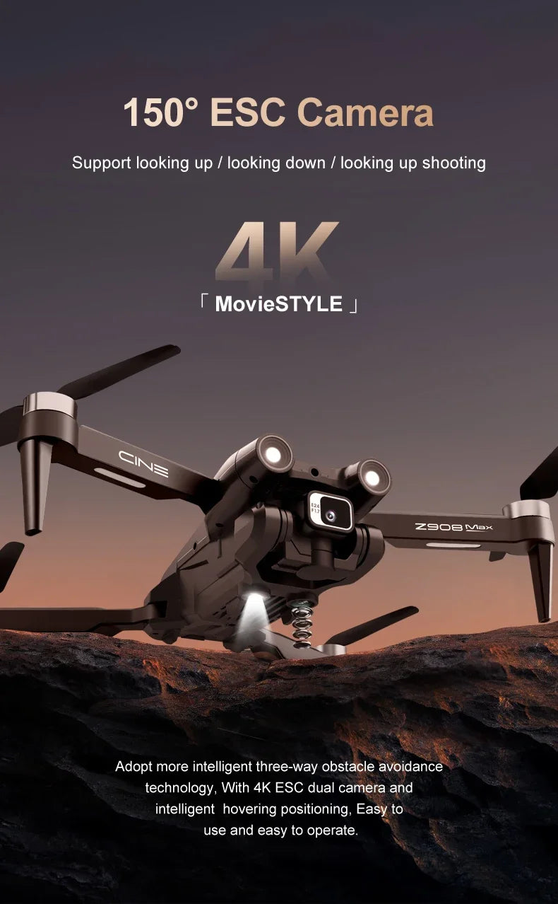 GISAEV Z908 Pro Max Drone Professional 8K GPS