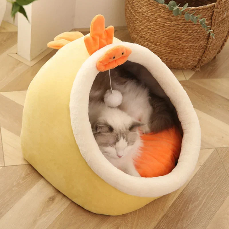 Bed Cat House Condo for Indoor or Outdoor Cat Tent