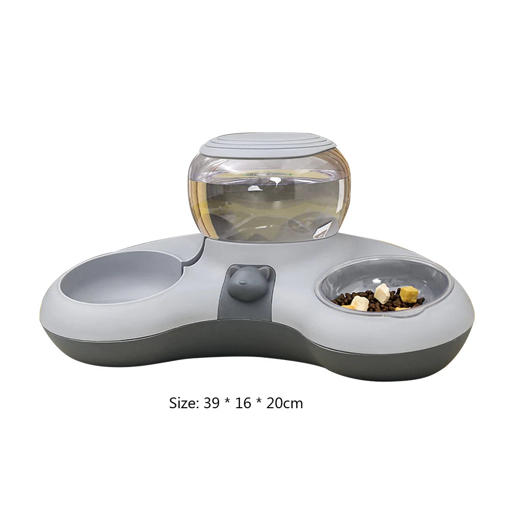 2 In 1 Auto Water Drinker for Cats Dogs Cat Food