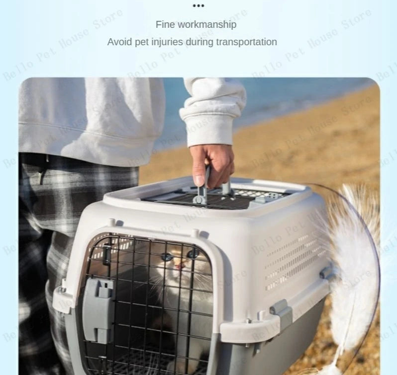 Sturdy Pet Airline Box Ventilated Dog Shipping Box