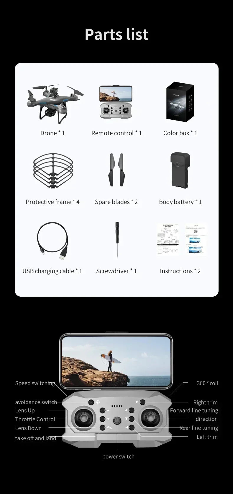 2025 KY102 Drone 8K Professional Dual Camera