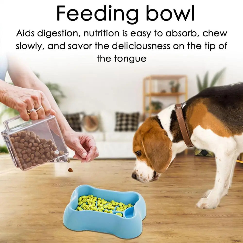 Dog Slow Feeding Bowl Silicone Anti-Choking Pet