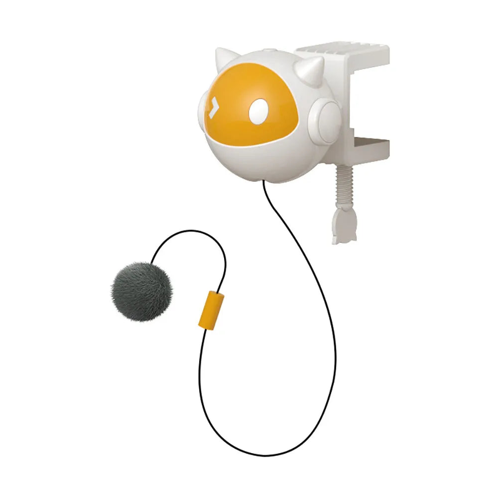 Electric Cat Toy Ball Automatic Lifting Spring Rod