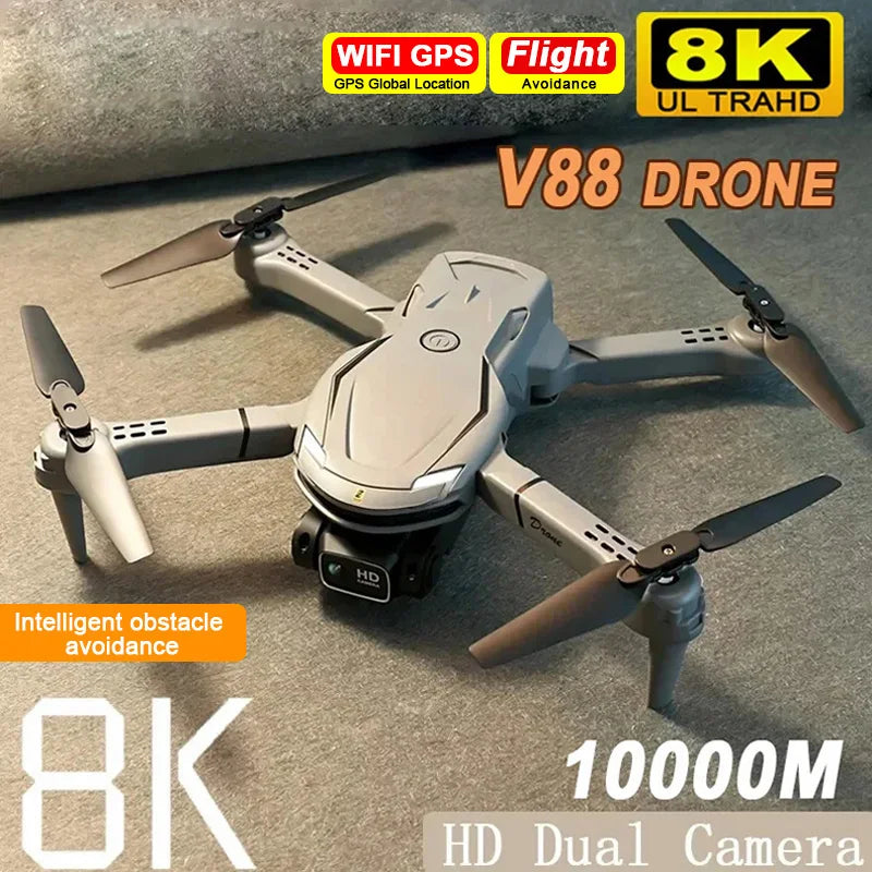 2024 New Mini V88 Drone 8K 5G GPS Professional