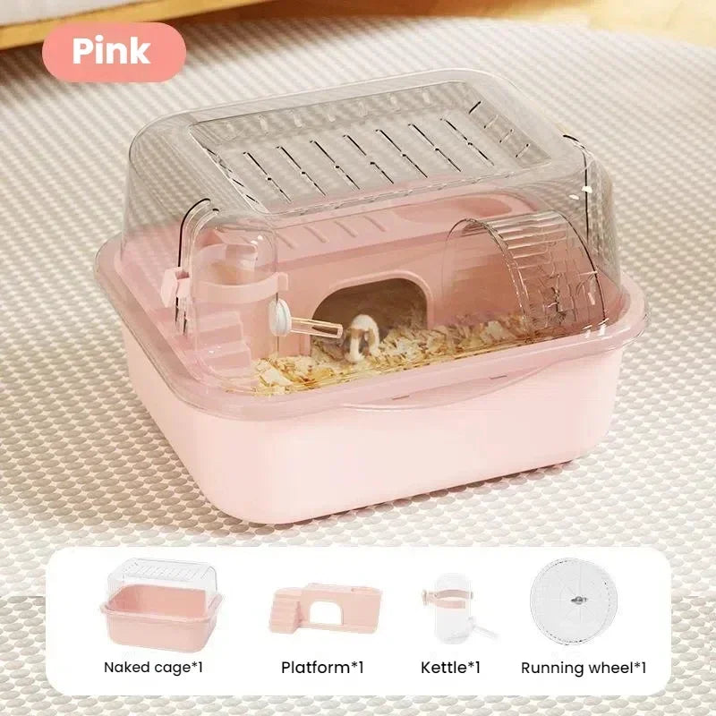 Large Hamster Cage With Water Bottle Openable