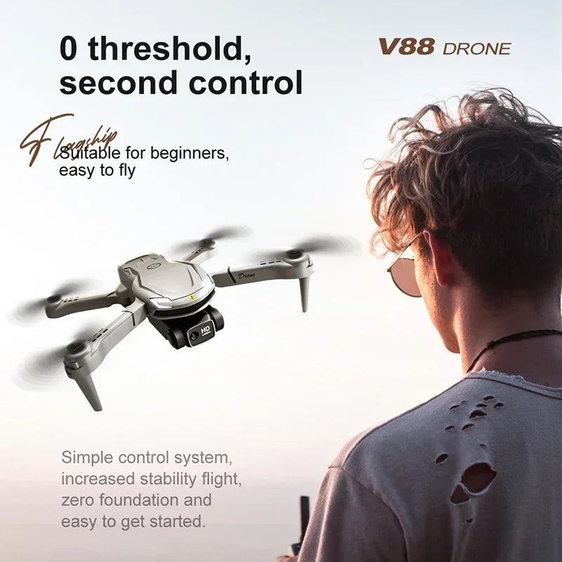 2024 New Mini V88 Drone 8K 5G GPS Professional