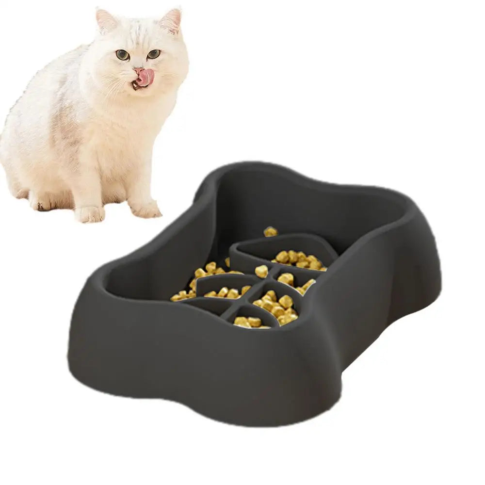 Dog Slow Feeding Bowl Silicone Anti-Choking Pet
