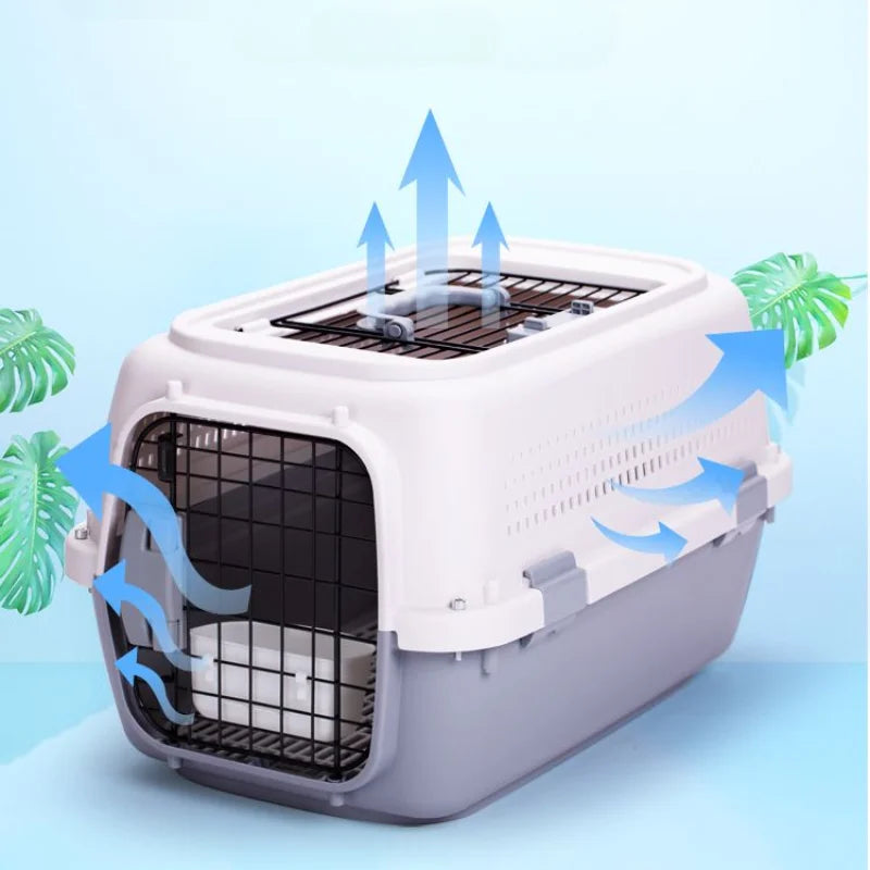 Sturdy Pet Airline Box Ventilated Dog Shipping Box