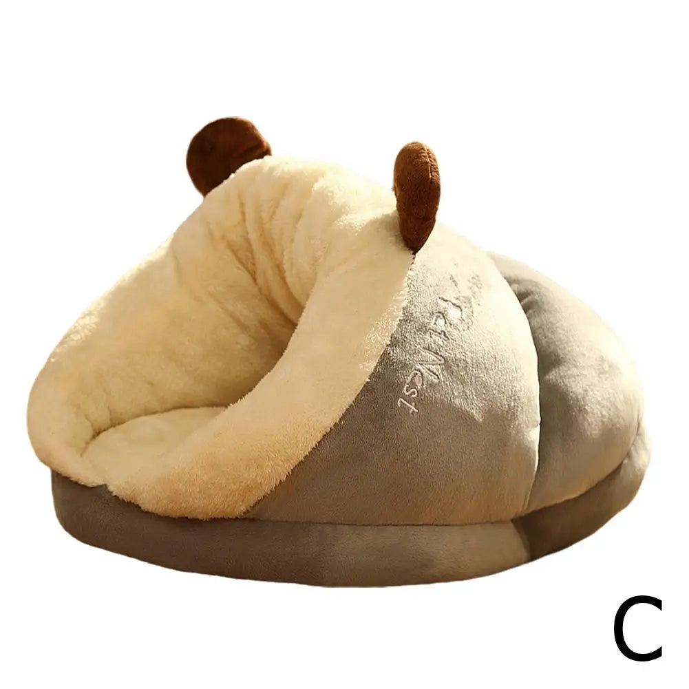 Warm Small Dog Kennel Bed Breathable Dog House
