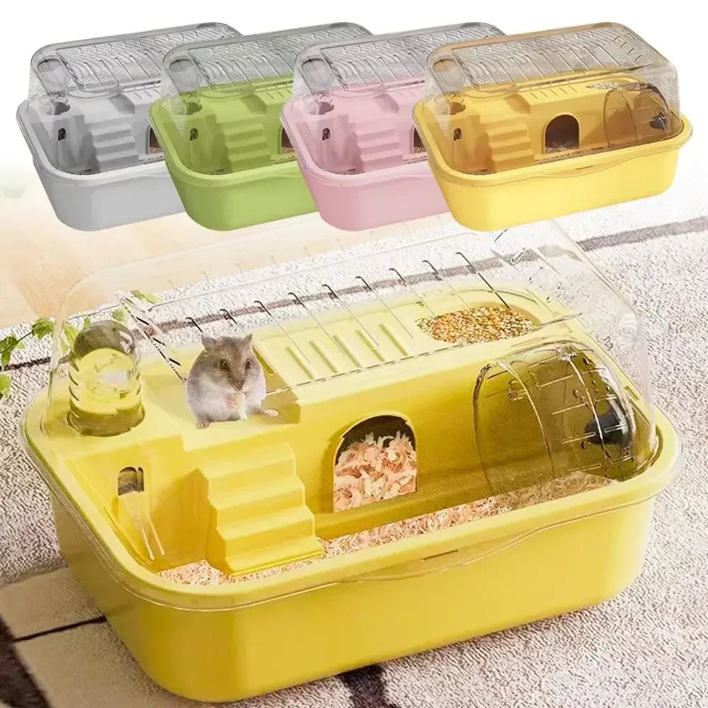 Large Hamster Cage With Water Bottle Openable
