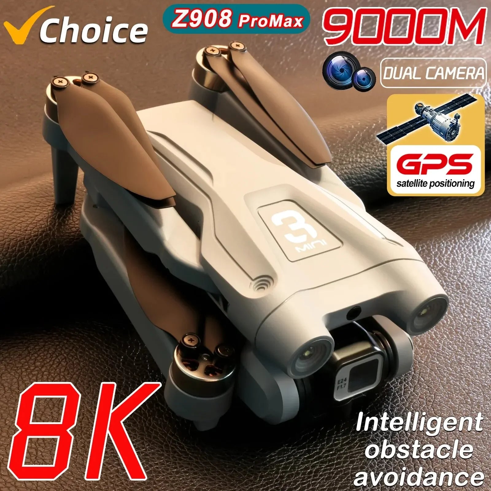 GISAEV Z908 Pro Max Drone Professional 8K GPS
