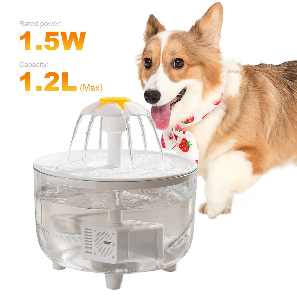 2 In 1 Auto Water Drinker for Cats Dogs Cat Food