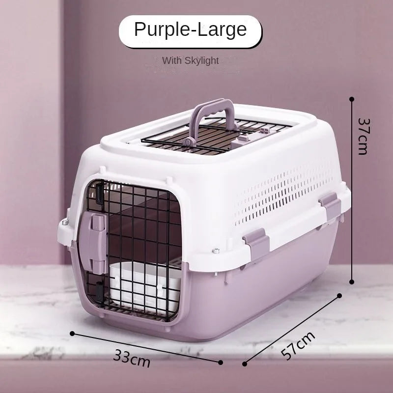 Sturdy Pet Airline Box Ventilated Dog Shipping Box