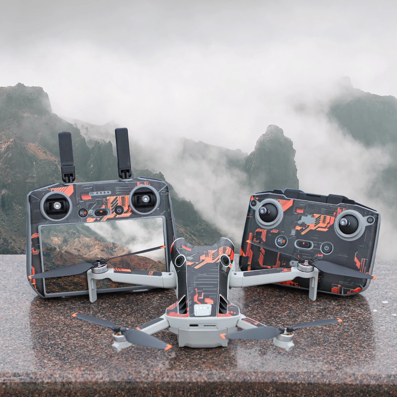 For DJI Mini 4 Pro Stickers Drone Protective Film