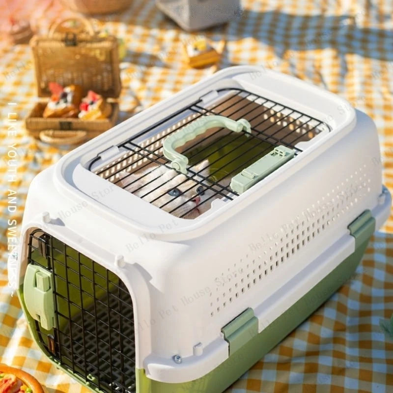 Sturdy Pet Airline Box Ventilated Dog Shipping Box