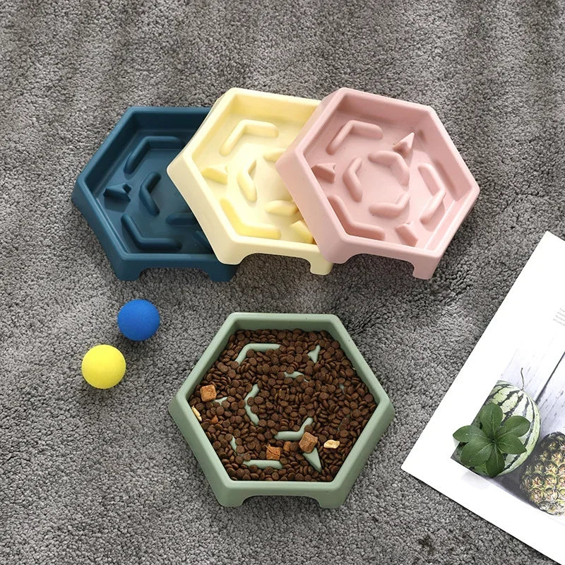 Dog Bowl Anti Choking Slow Food Bowl Small