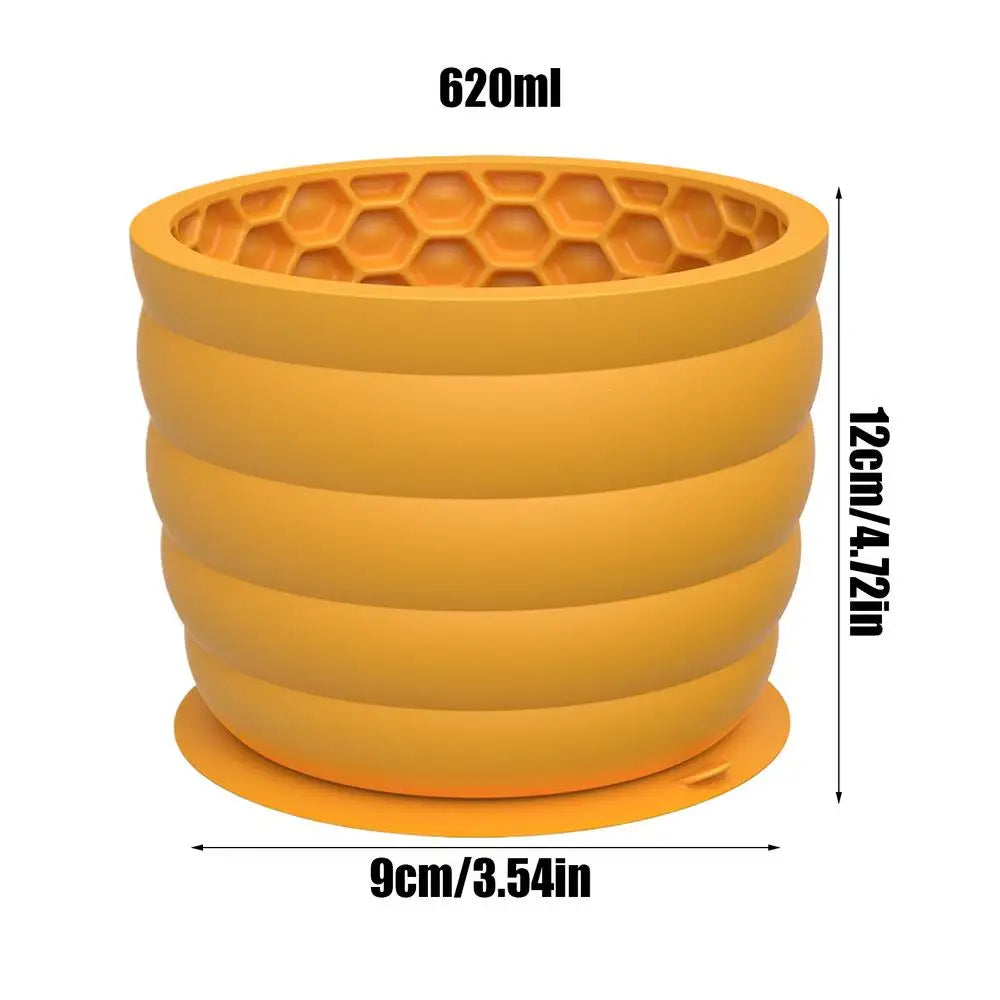 Silicone Dog Lick Bowl 620ml Slow Feeder Bowl