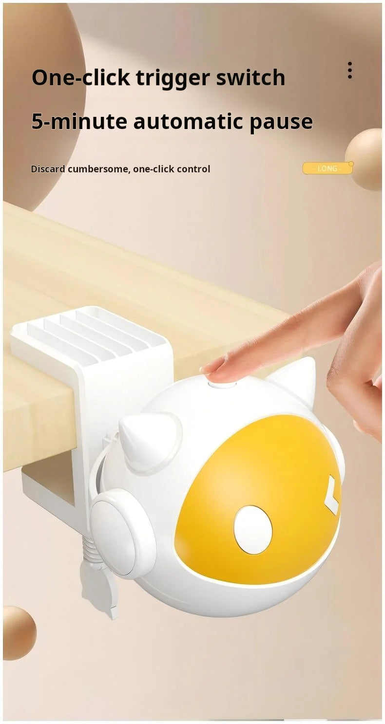 Electric Cat Toy Ball Automatic Lifting Spring Rod