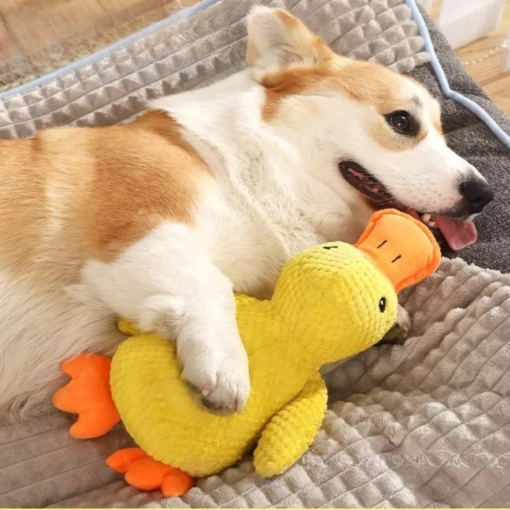 Pet Plush Toy Dog Calming Duck Stuffed Duck Toys
