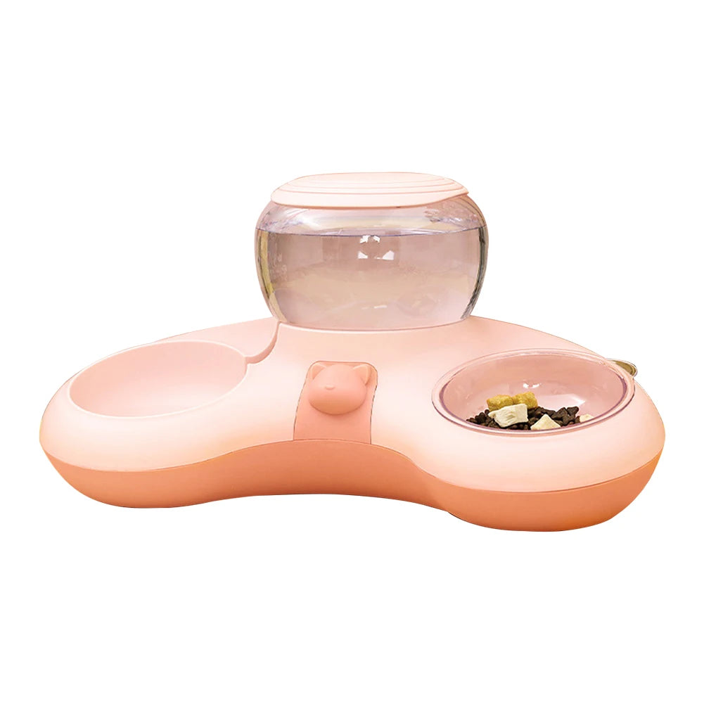 2 In 1 Auto Water Drinker for Cats Dogs Cat Food