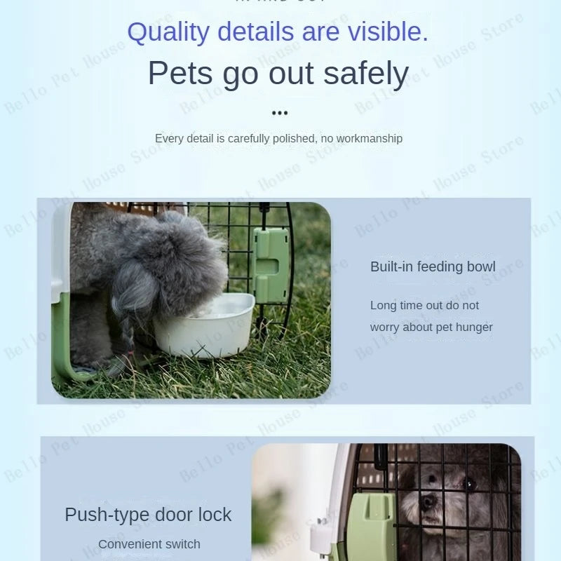 Sturdy Pet Airline Box Ventilated Dog Shipping Box