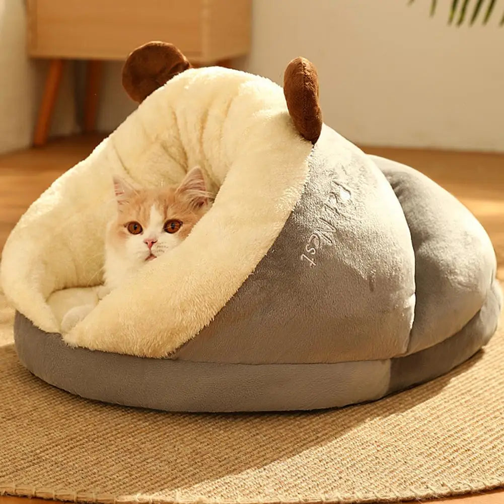 Warm Small Dog Kennel Bed Breathable Dog House