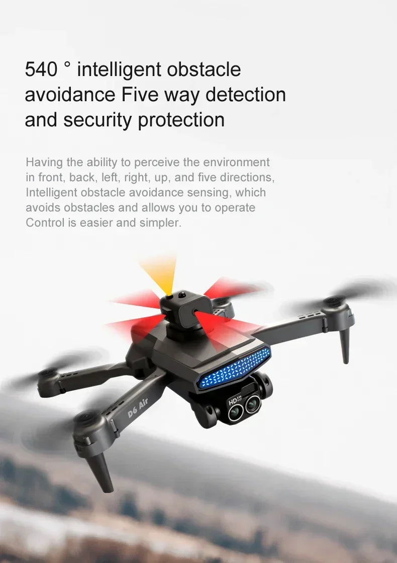 New D6 8K Drone Professional HD Dual Camera