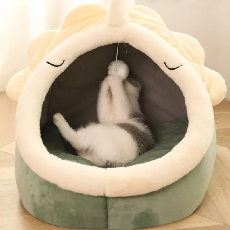 Bed Cat House Condo for Indoor or Outdoor Cat Tent