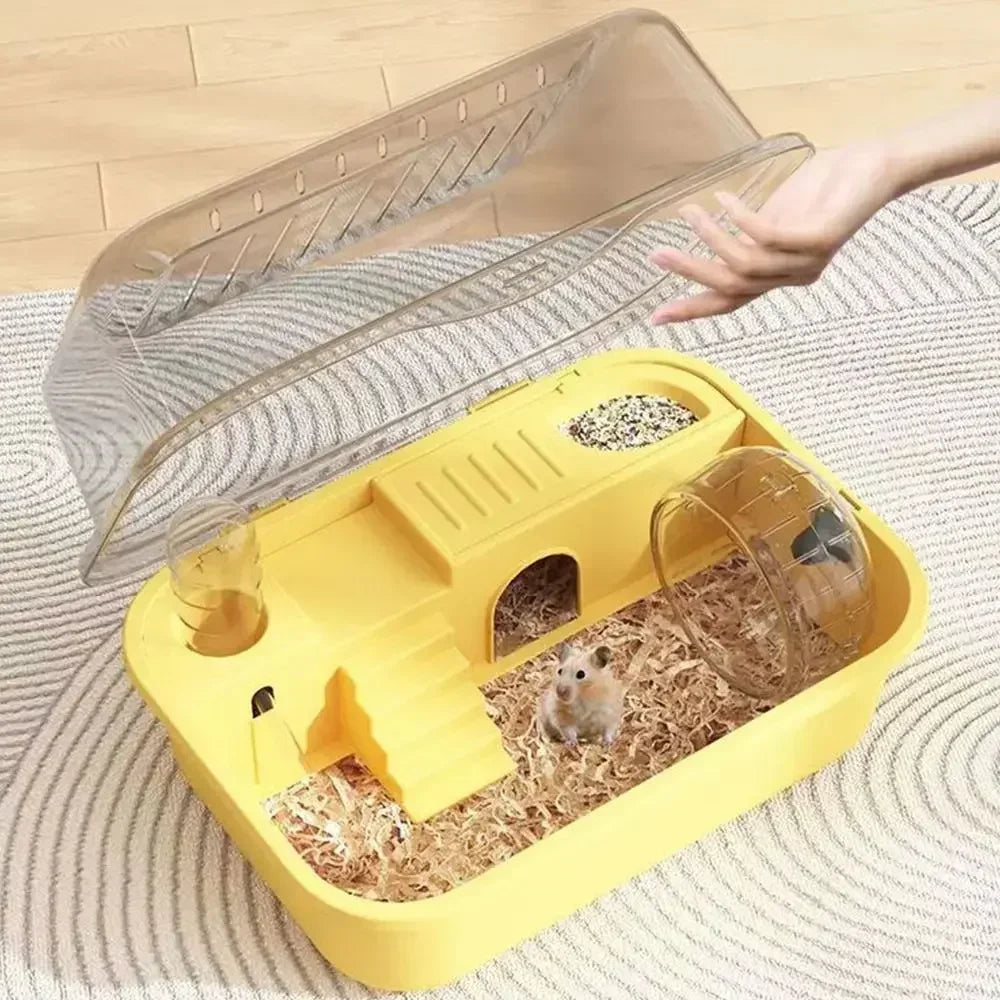 Large Hamster Cage With Water Bottle Openable