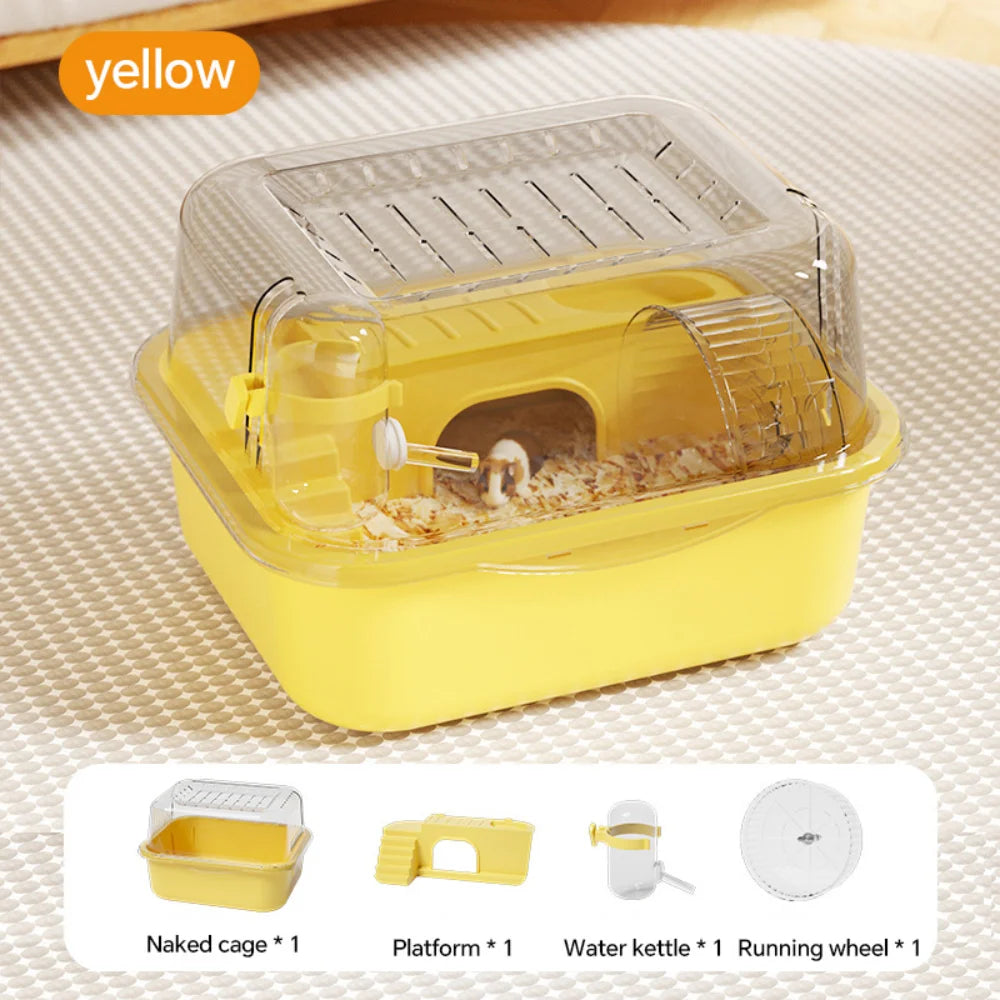 Large Hamster Cage With Water Bottle Openable