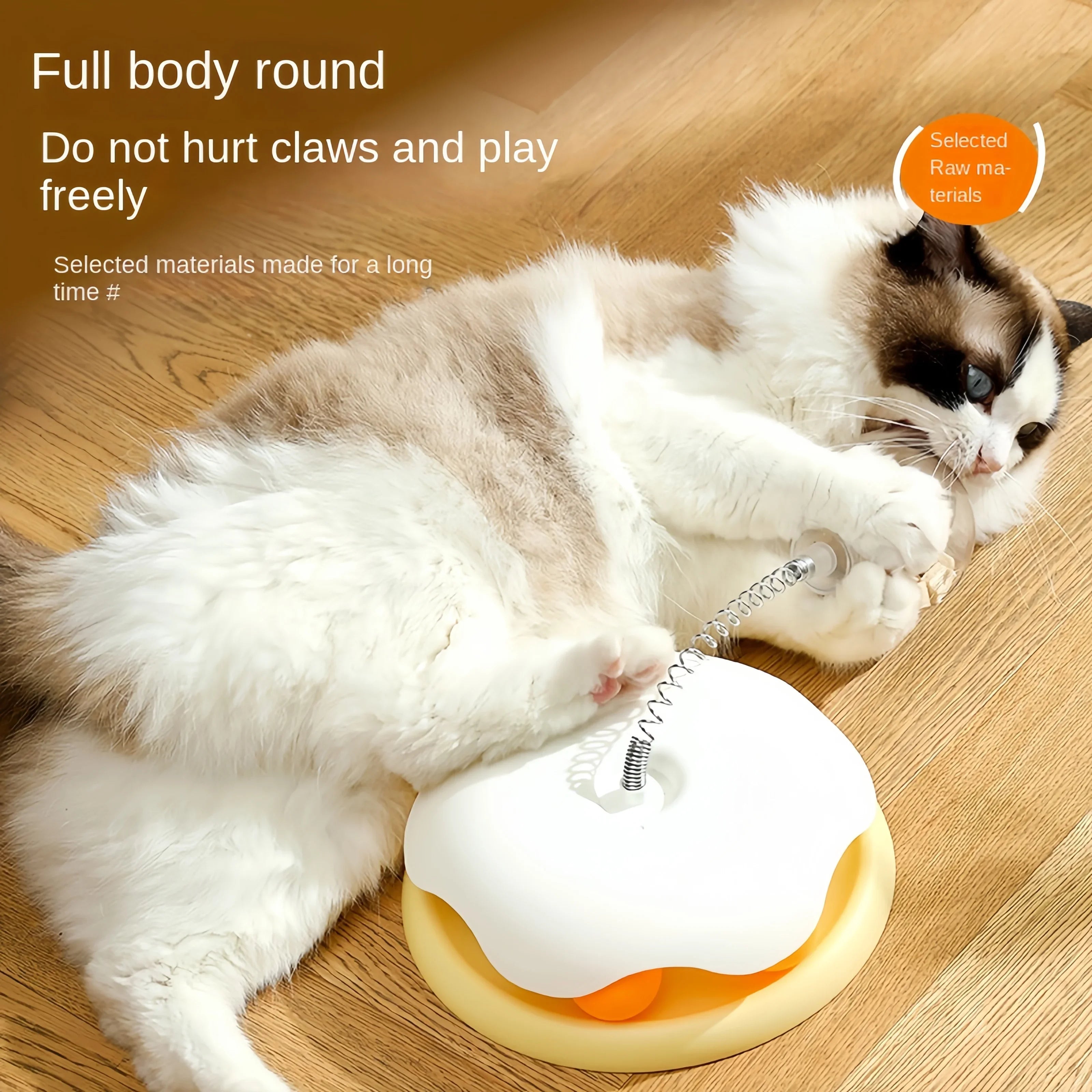 Cat Puzzle Food Leaking Ball Toy Cat Dog Interactive