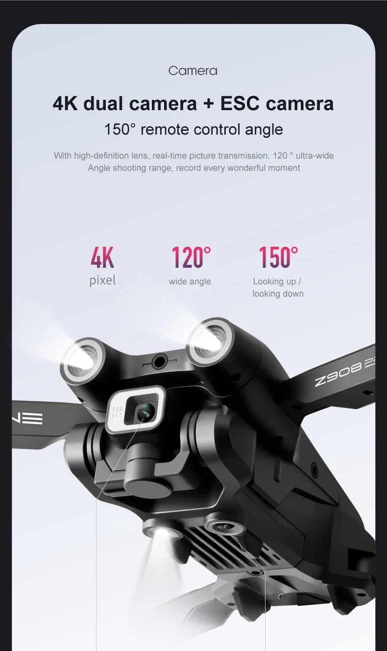 GISAEV Z908 Pro Max Drone Professional 8K GPS