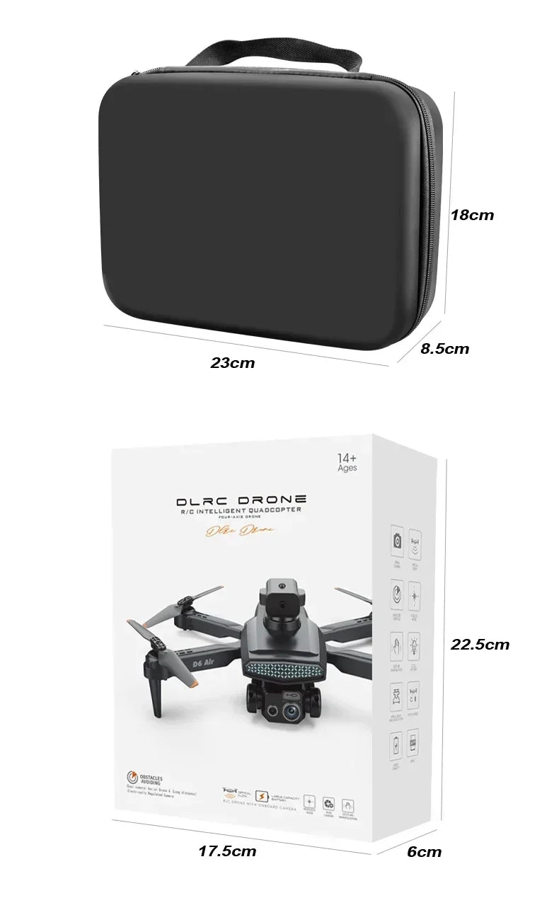 New D6 8K Drone Professional HD Dual Camera