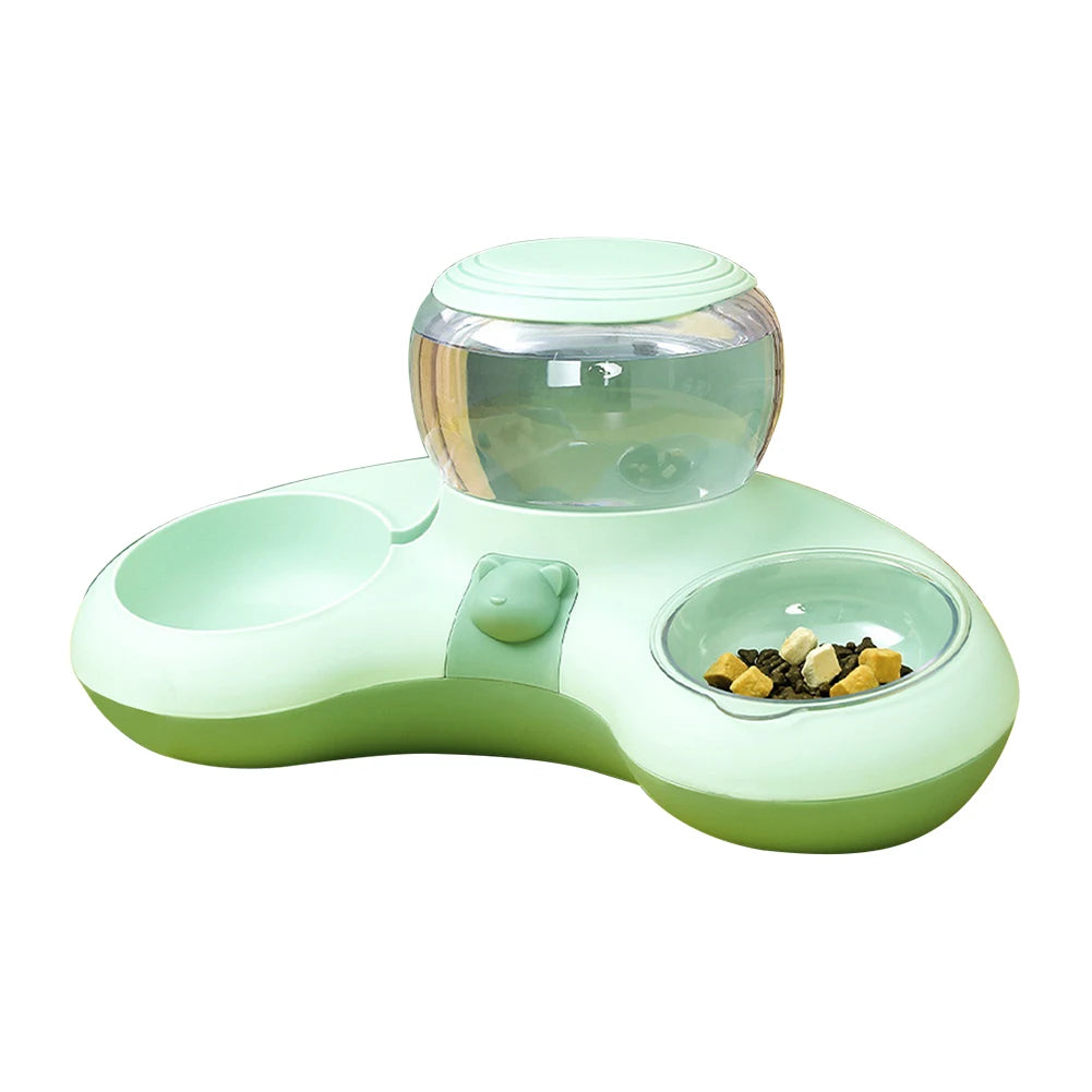 2 In 1 Auto Water Drinker for Cats Dogs Cat Food