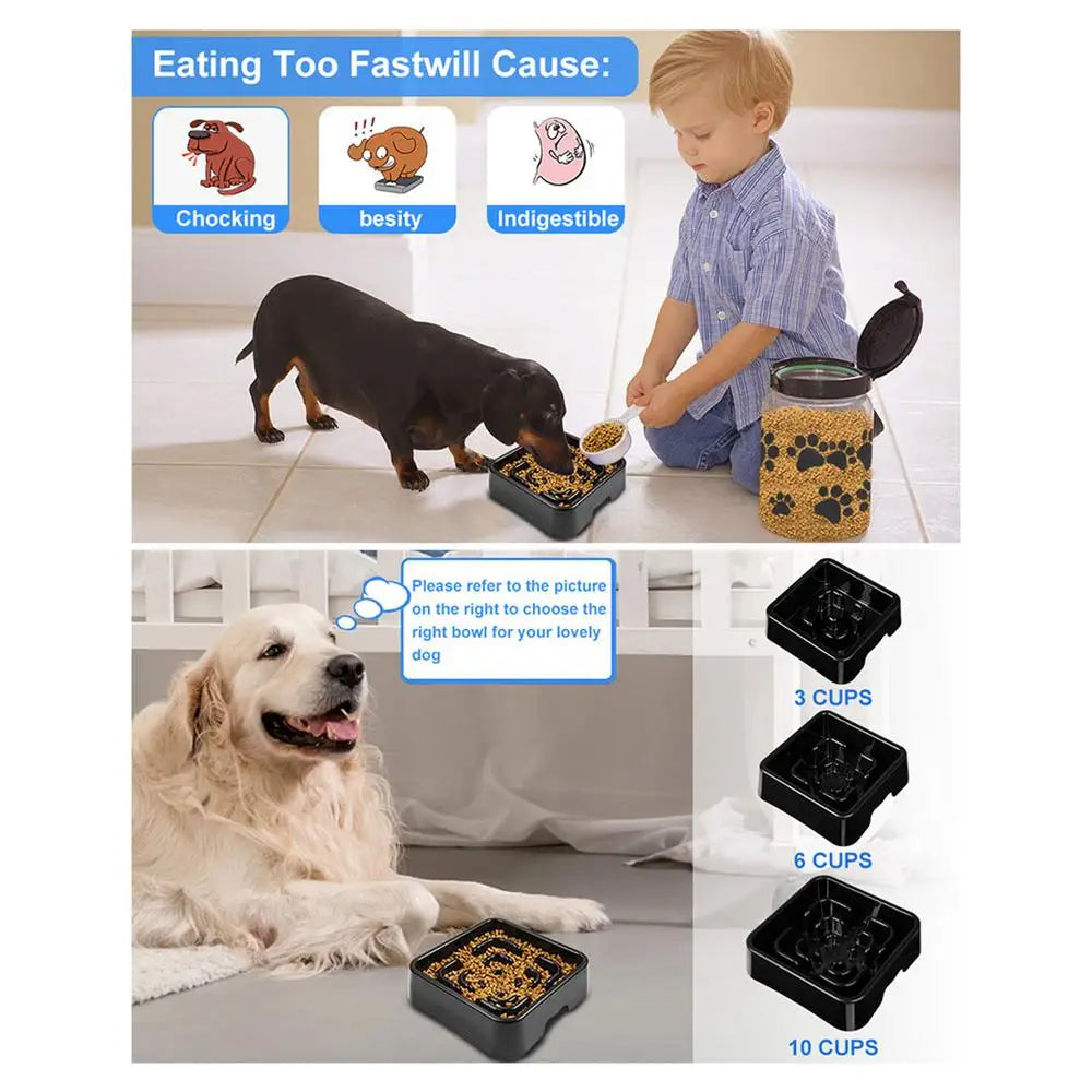 Slow Feeder Dog Bowl Anti-choking Dogs Food