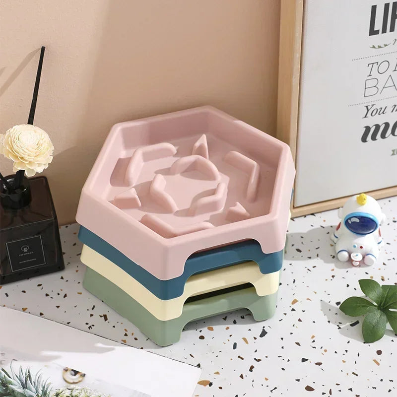 Dog Bowl Anti Choking Slow Food Bowl Small