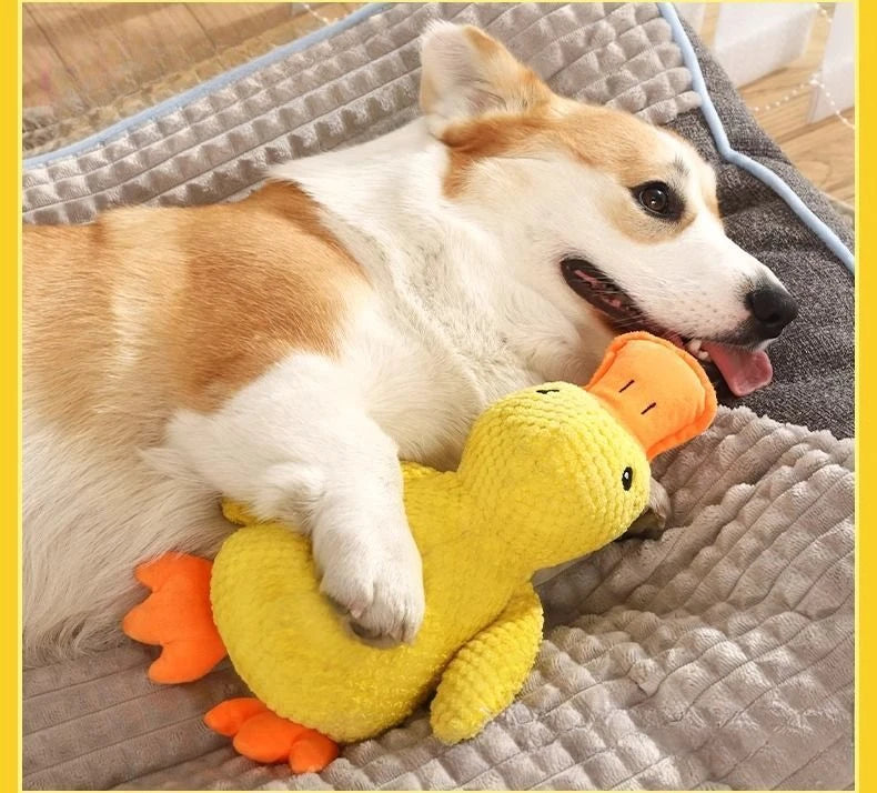 Pet Plush Toy Dog Calming Duck Stuffed Duck Toys