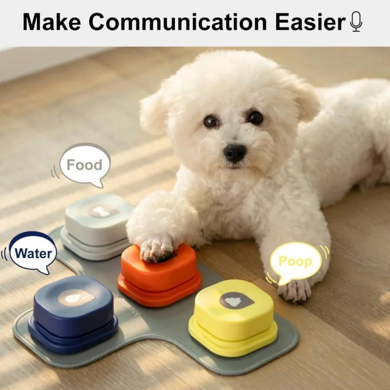 MEWOOFUN Dog Button Record Talking Pet