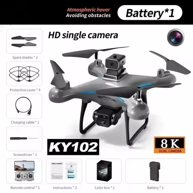 Ky102 Drone 8k Hd Dual-camera Profesional Aerial