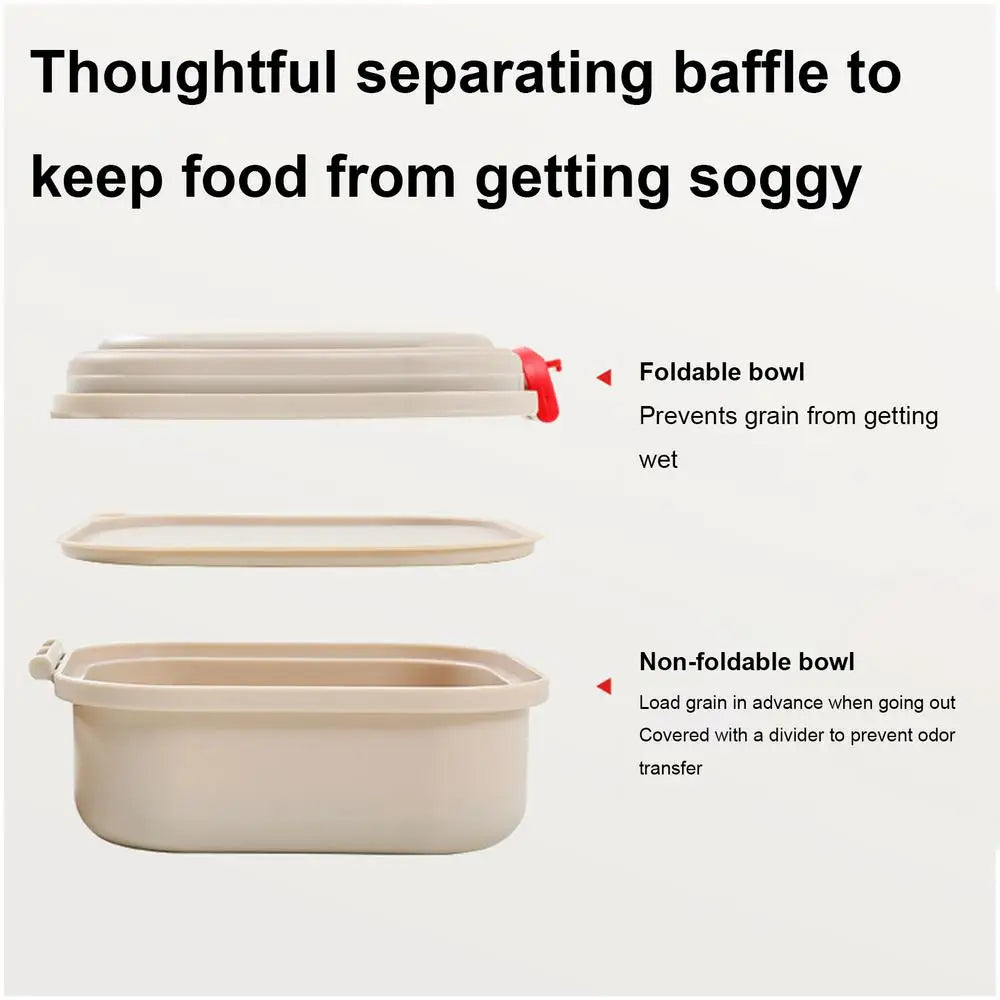 Travel Dog Water Food Bowl Folding Puppy Feeder