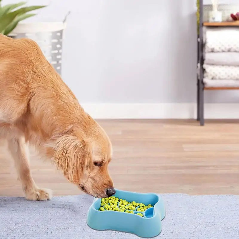 Dog Slow Feeding Bowl Silicone Anti-Choking Pet