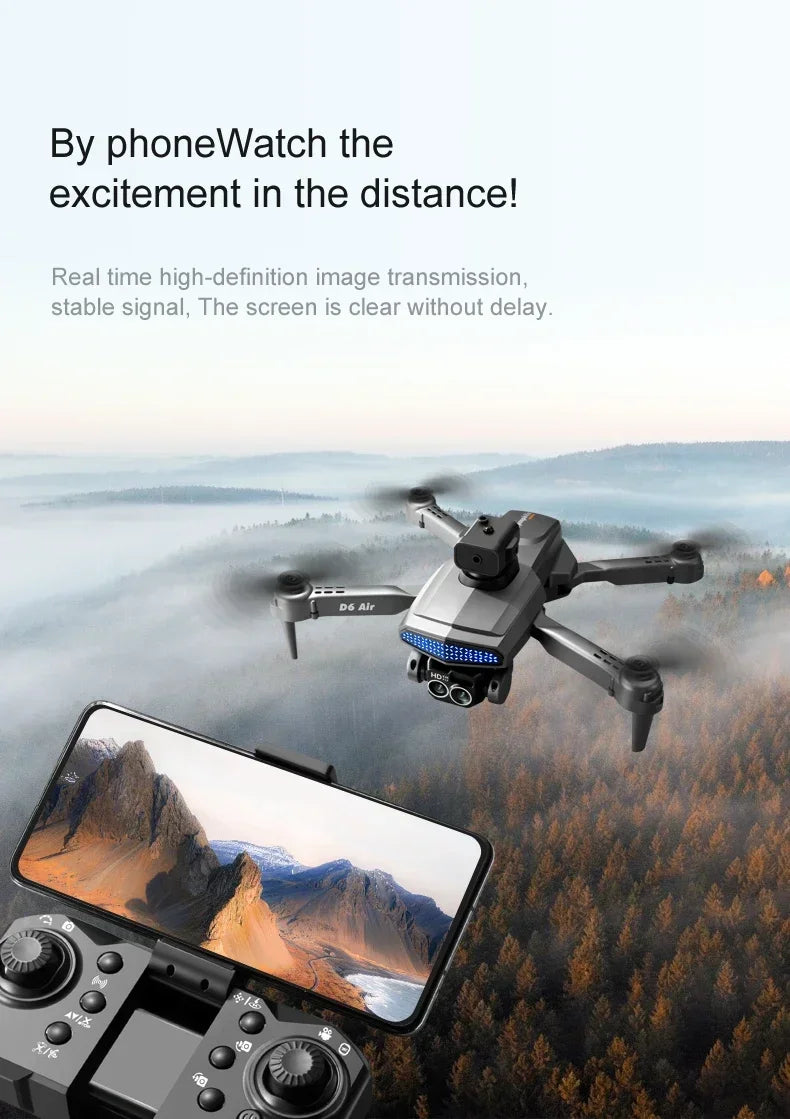 New D6 8K Drone Professional HD Dual Camera