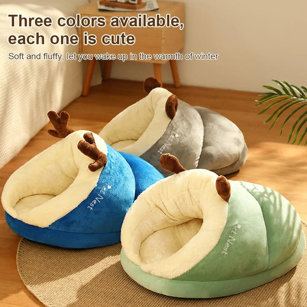 Warm Small Dog Kennel Bed Breathable Dog House