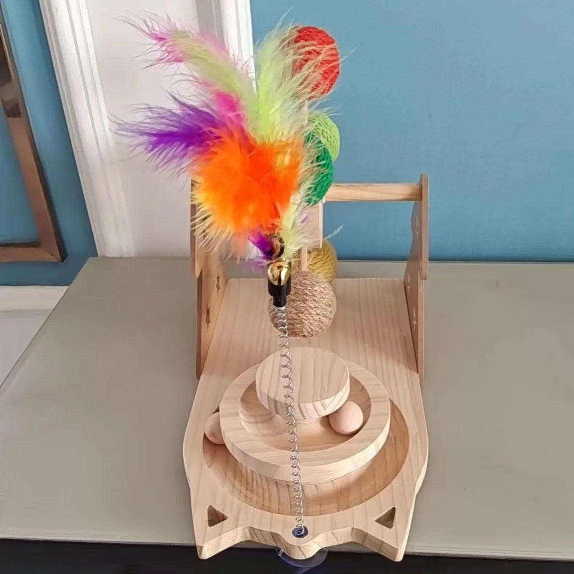 3-in-1 Multi-Functional Interactive Cat Toy Set