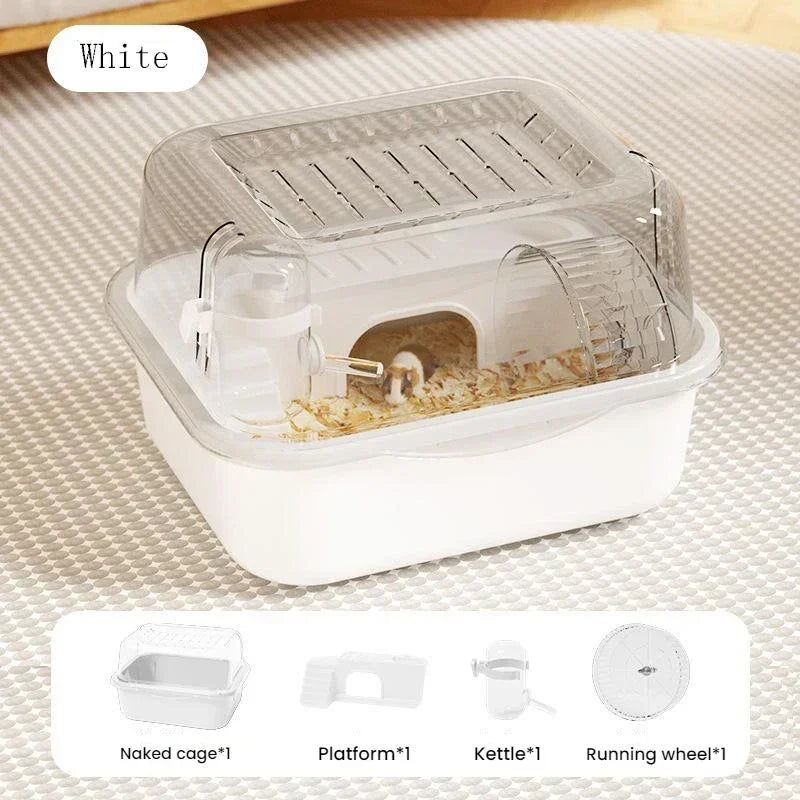 Large Hamster Cage With Water Bottle Openable
