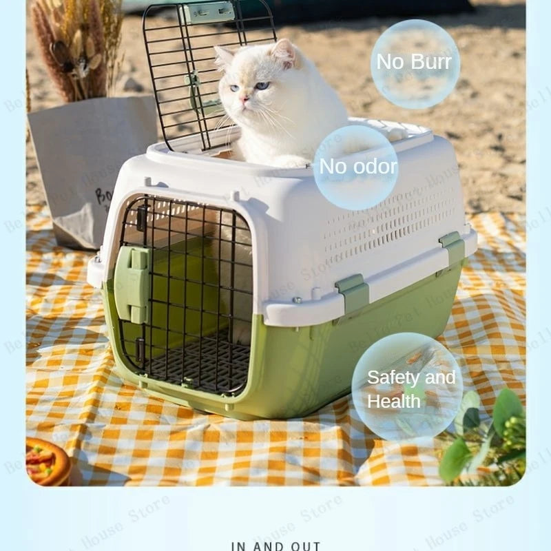 Sturdy Pet Airline Box Ventilated Dog Shipping Box
