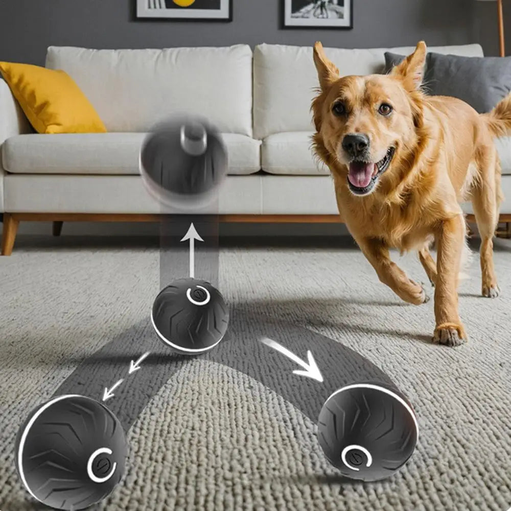 Interactive Moving Dog Toys Automatic Bouncing